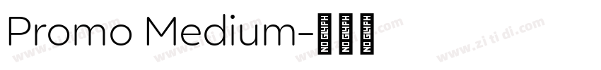 Promo Medium字体转换